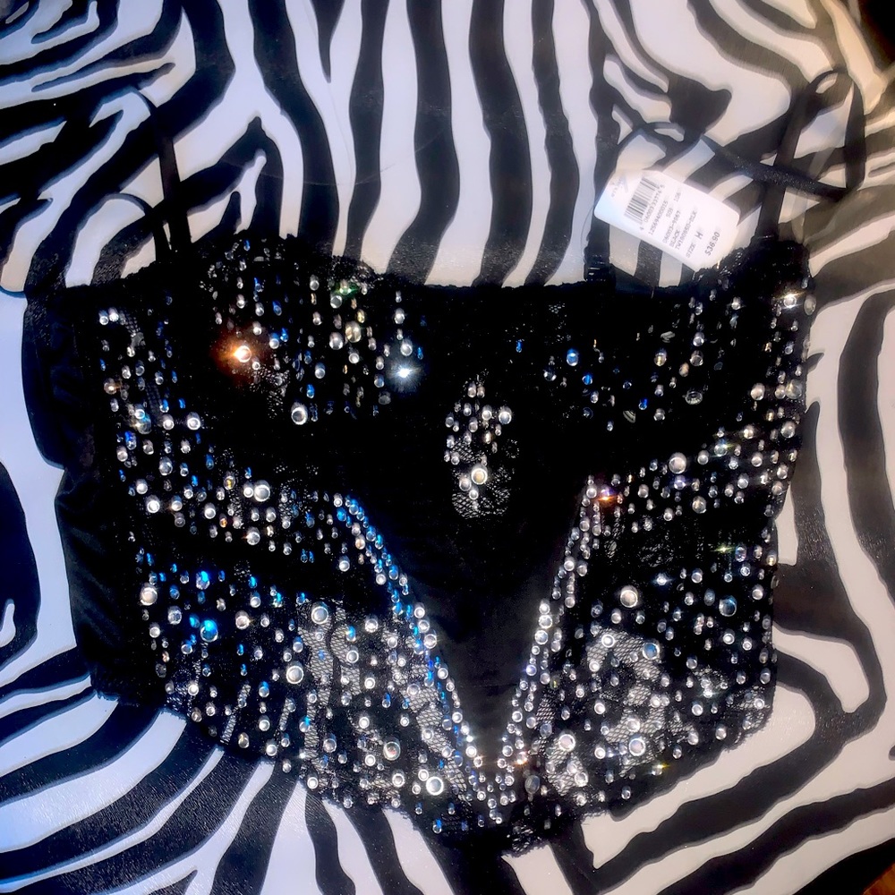 Embellish crop top